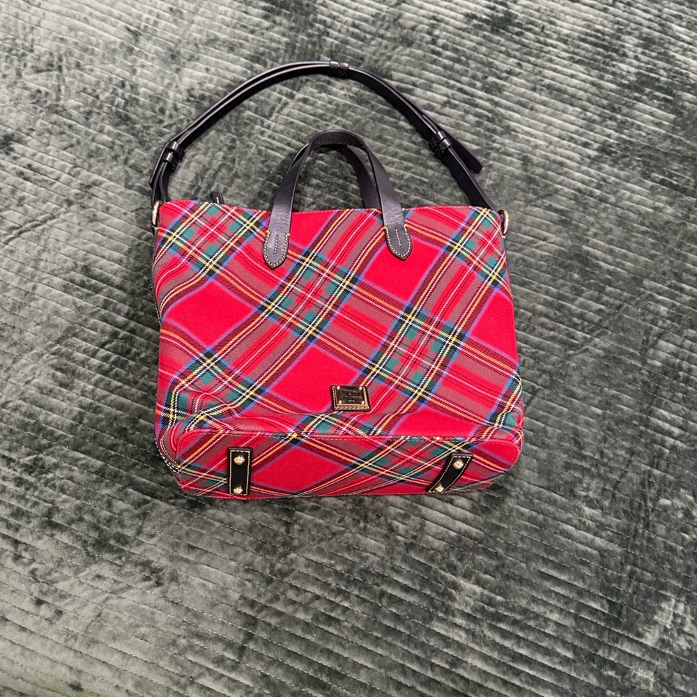 Plaid Red Handbag